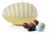 Metal&aelig;g Gule striber Mixede P&aring;ske&aelig;g | 350g