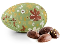 Butterflies & flowers metal&aelig;g med Marcipan&aelig;g | 140g