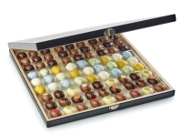 Sort luksus tr&aelig;&aelig;ske med 81 stk. &aelig;g - 3 varianter | 810g