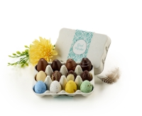 &AElig;ggebakke med  Mix - 4 Marcipan&aelig;g + 4 Luksus&aelig;g + 4 Fugle&aelig;g  | 120g