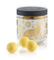 Dansk Lakridskugle m/hvid chokolade & passionspulver | 150g