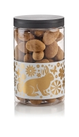 Guldhare dansk Mandel m/hvid chokolade & lakridspulver - Stor | 250g
