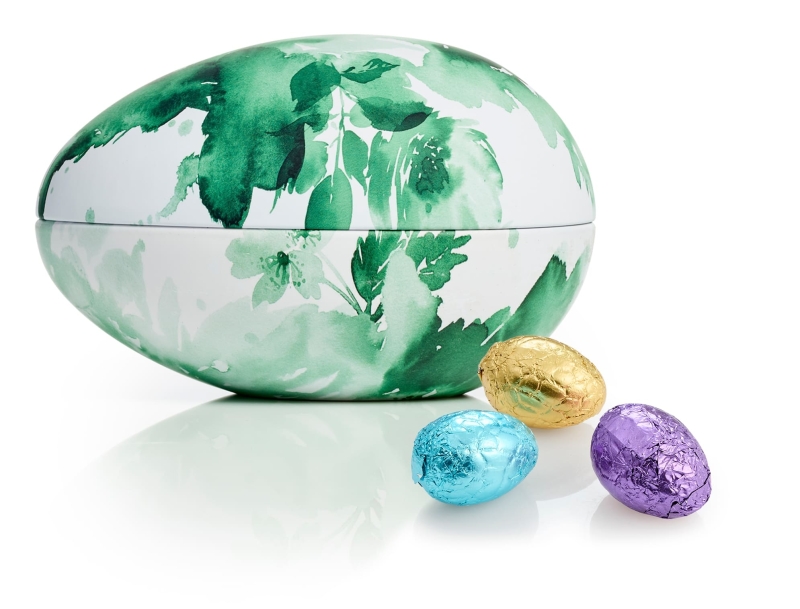 Metal&aelig;g Gr&oslash;n blomst luksus&aelig;g - indpakket  | 250g