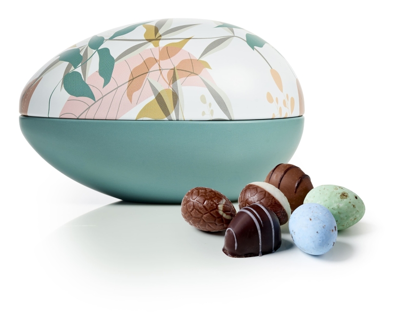 Metal&aelig;g green leaves med mixede p&aring;ske&aelig;g  | 250g