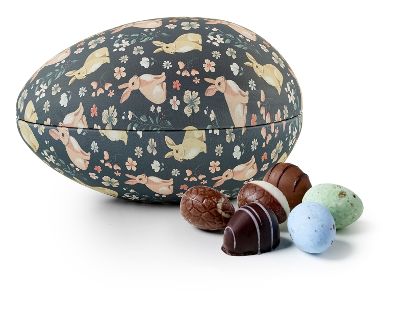 Bunnies Metal&aelig;g med mixede p&aring;ske&aelig;g | 250 g