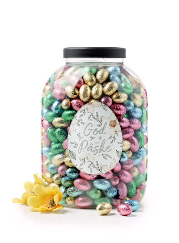 K&aelig;mpe Jars med l&aring;g og 3500 g. Pralin&eacute;&aelig;g | 3500g
