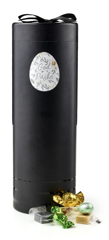 Stort sort p&aring;sker&oslash;r med blandet for&aring;rsmix | 1600g