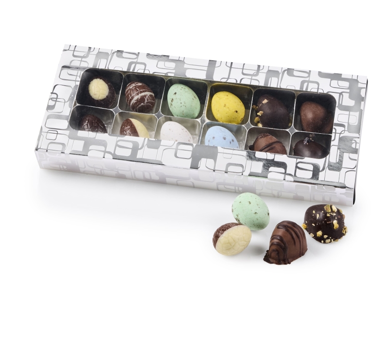 Silver Boxes &aelig;ske med12 stk. Mix&aelig;g | 120g