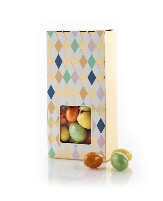 Harlekin p&aring;ske&aelig;ske med P&aring;skemandler - Mix | 90g