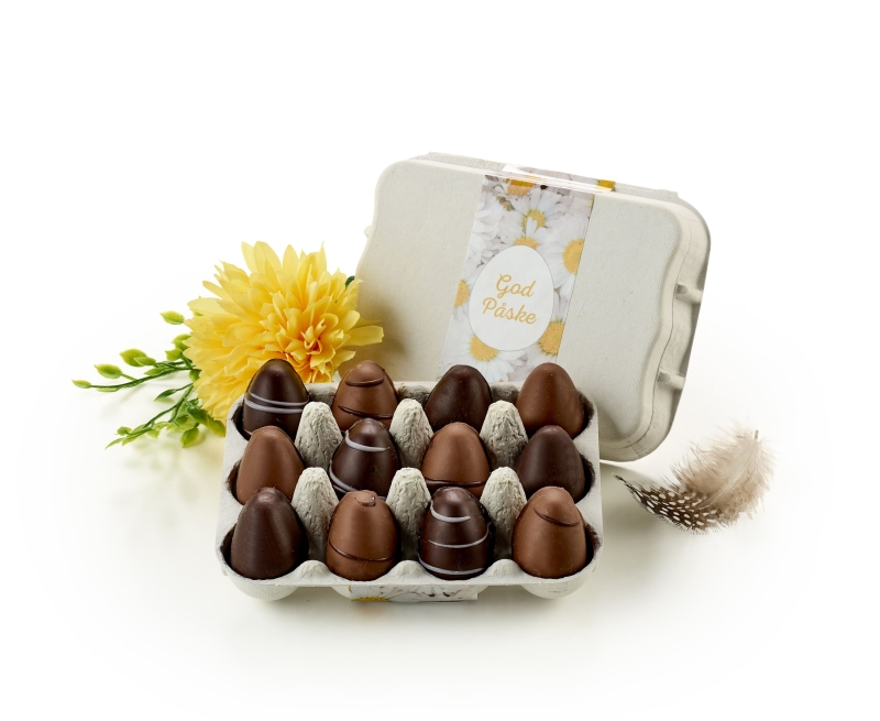 &AElig;ggebakke med  12 stk. Marcipan&aelig;g  | 120g