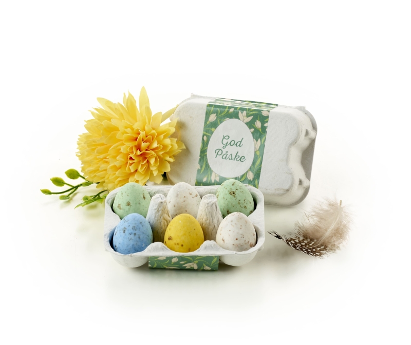 6 stk. Belgiske Fugle&aelig;g  | 65g