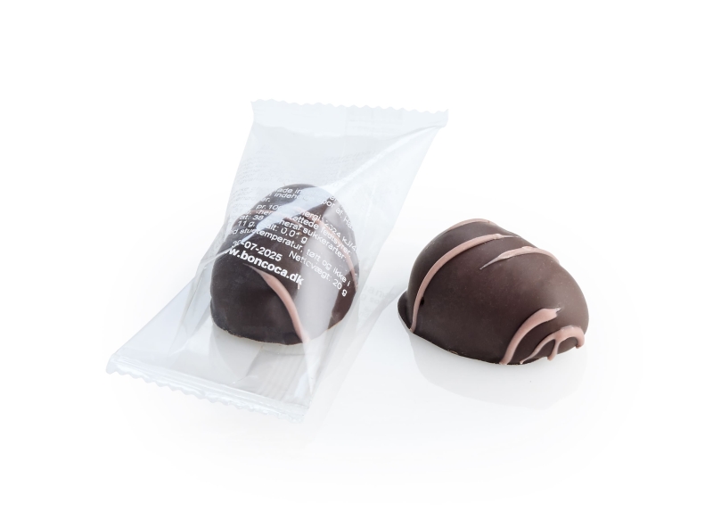 20 g. Solb&aelig;r m/m&oslash;rk chokolade  | 20g