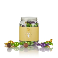 Cocoture container med mix af chokoladekugler | 500g