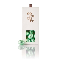 Cocoture hvid gaveæske nye todelte folieæg i grøn folie|95-100g