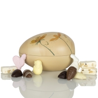 Cocoture gult metal&aelig;g med 6 x  p&aring;skemix |275g