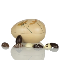 Cocoture gult metal&aelig;g med marcipan og chokolade &aelig;g | 255g