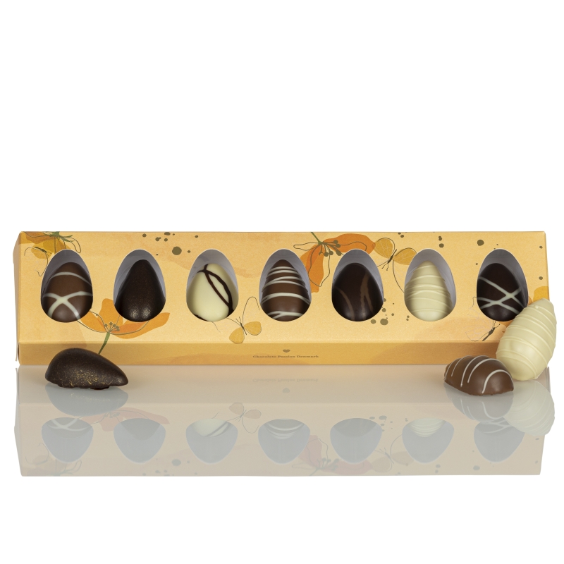 Cocoture gul gave&aelig;ske med vindue mix af &aelig;g | 87g