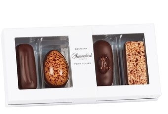 Summerbird Petit Four - 4 stk økologisk chokolade, 80g