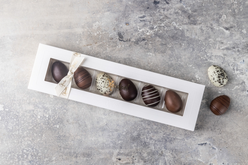 Xocolatl Maxi marzipan eggs 6 stk.|70g