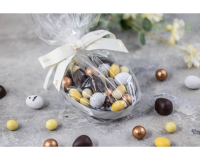 Xocolatl porcelænsæg 2025 med chokoladeæg og dragéer | 300g